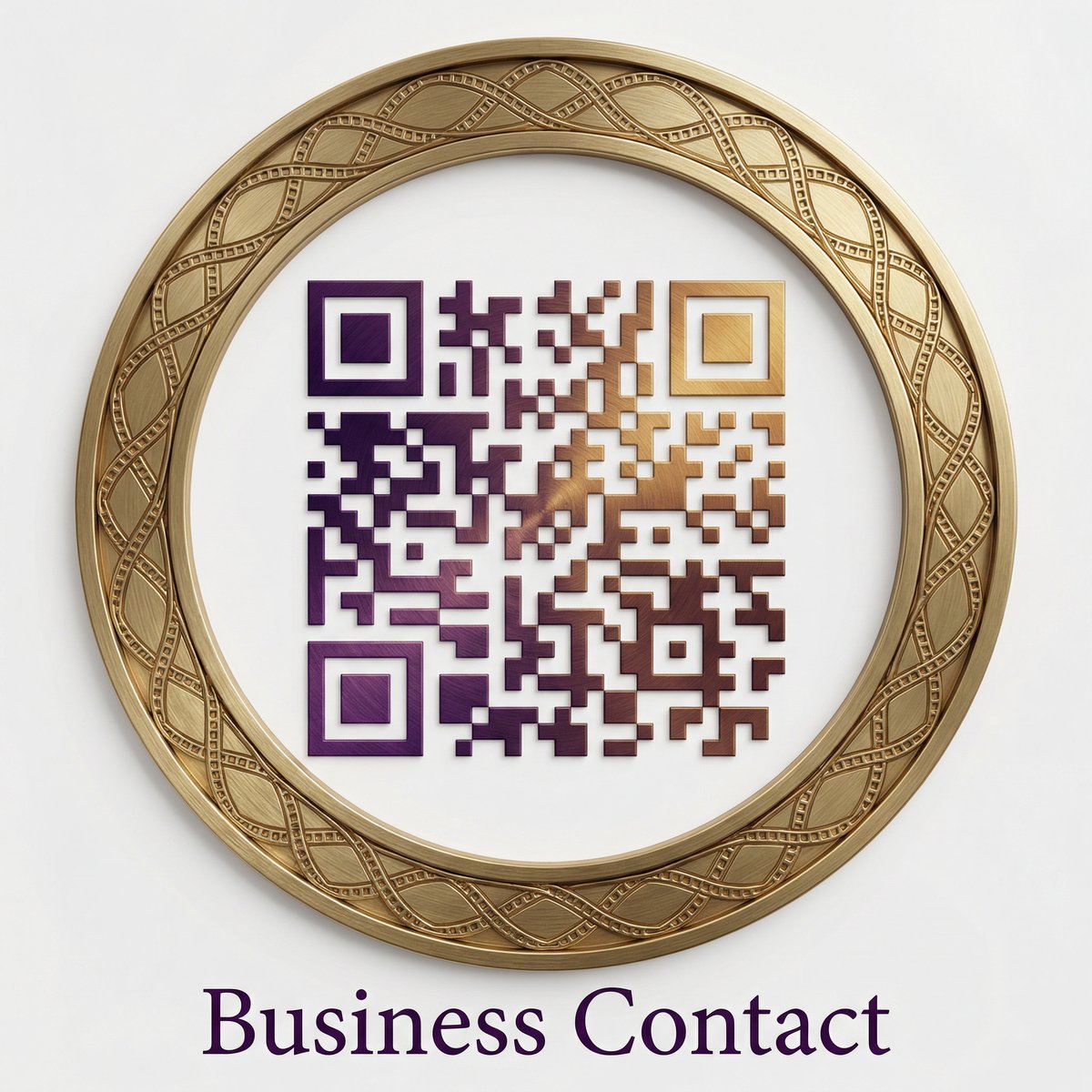 学生情侣商务合作二维码